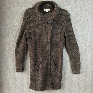 Kenar Wool Blend Two Pocket Long Cardigan Sz M
